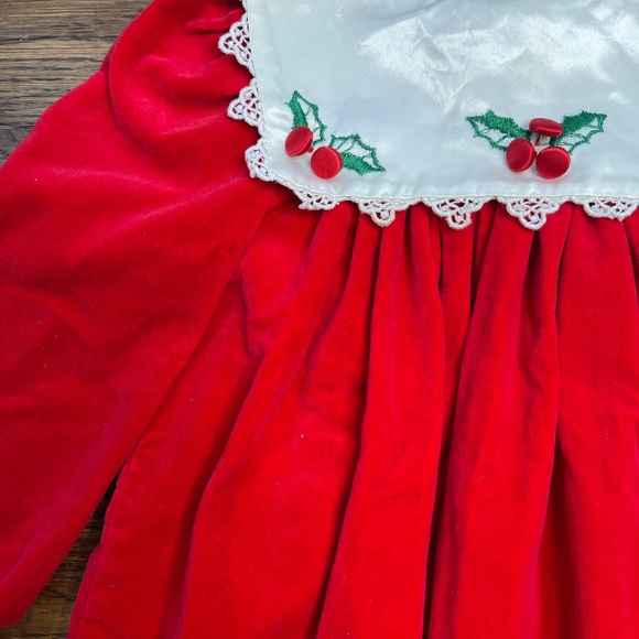 Vintage Union Made Rare Editions Velvet Holly Dress - Picture 4 of 15